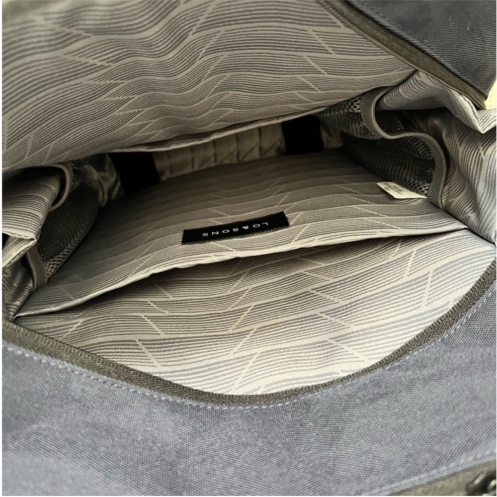 NEW LO & SONS Hanover 2 Travel Backpack in Blue - Lightweight W/ Stash Pockets - Picture 12 of 16
